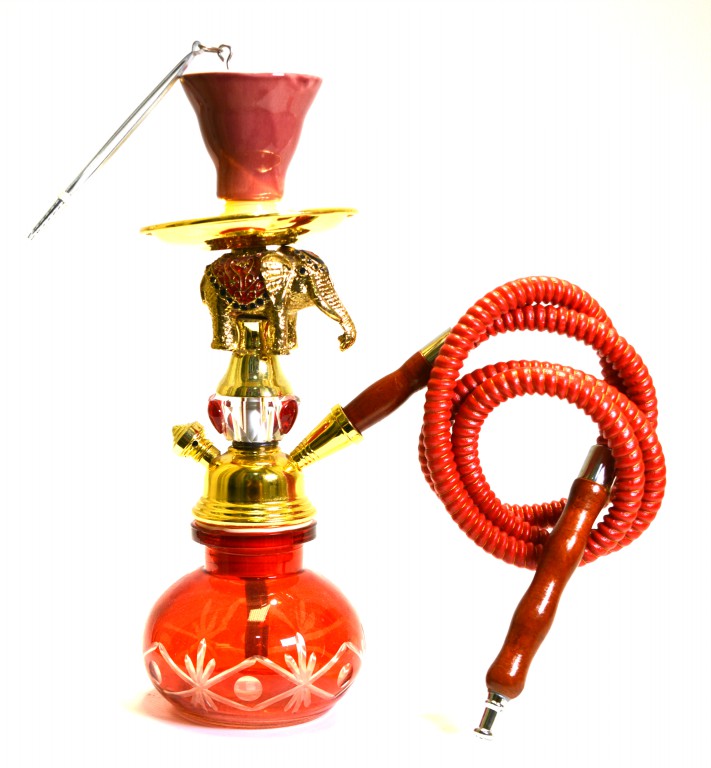 Ναργιλές Lucky Elephant gold-plated 30cm