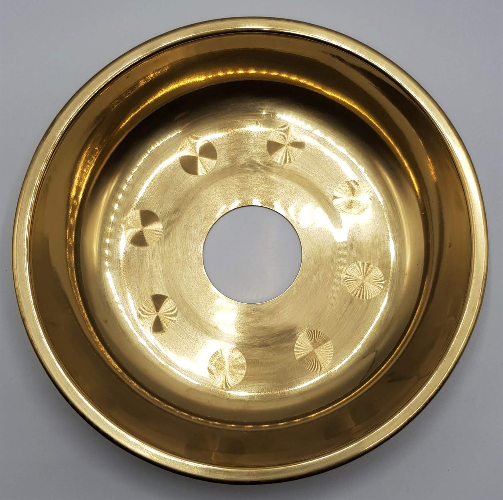 ΤΑΣΙ -PLATE METAL GOLD Ø17,5cm