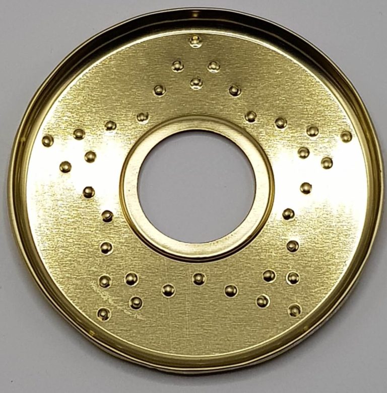 ΤΑΣΙ -PLATE METAL GOLD Ø11,5cm
