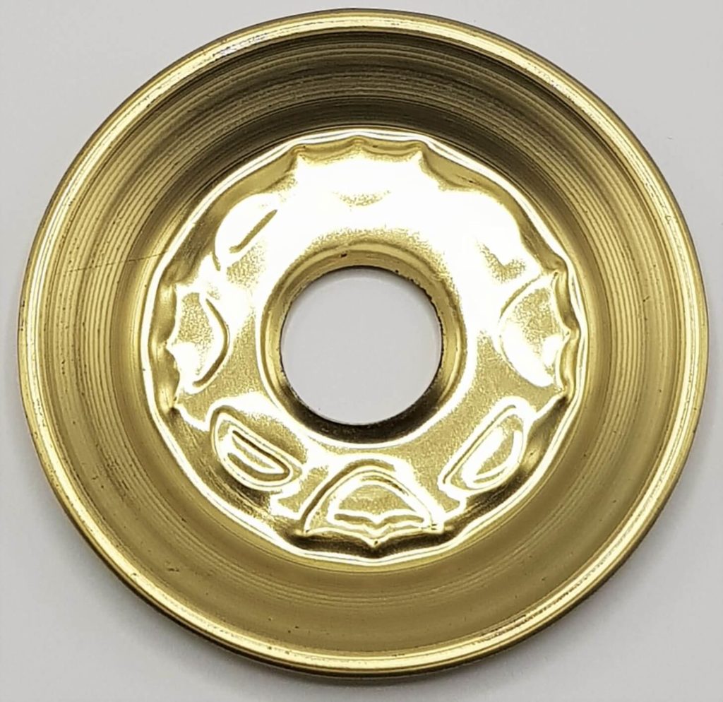 ΤΑΣΙ -PLATE METAL GOLD Ø10,7cm