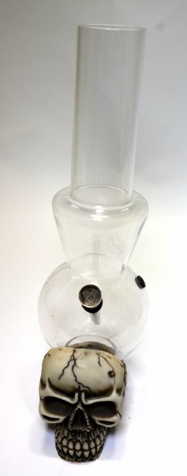BONG ΝΕΚΡΟΚΕΦΑΛΗ ΑΚΡΥΛΙΚΟ 33cm