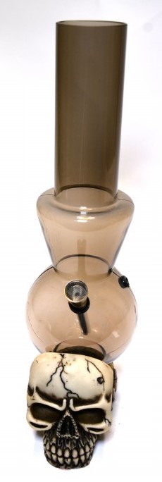 BONG ΝΕΚΡΟΚΕΦΑΛΗ ΑΚΡΥΛΙΚΟ 33cm