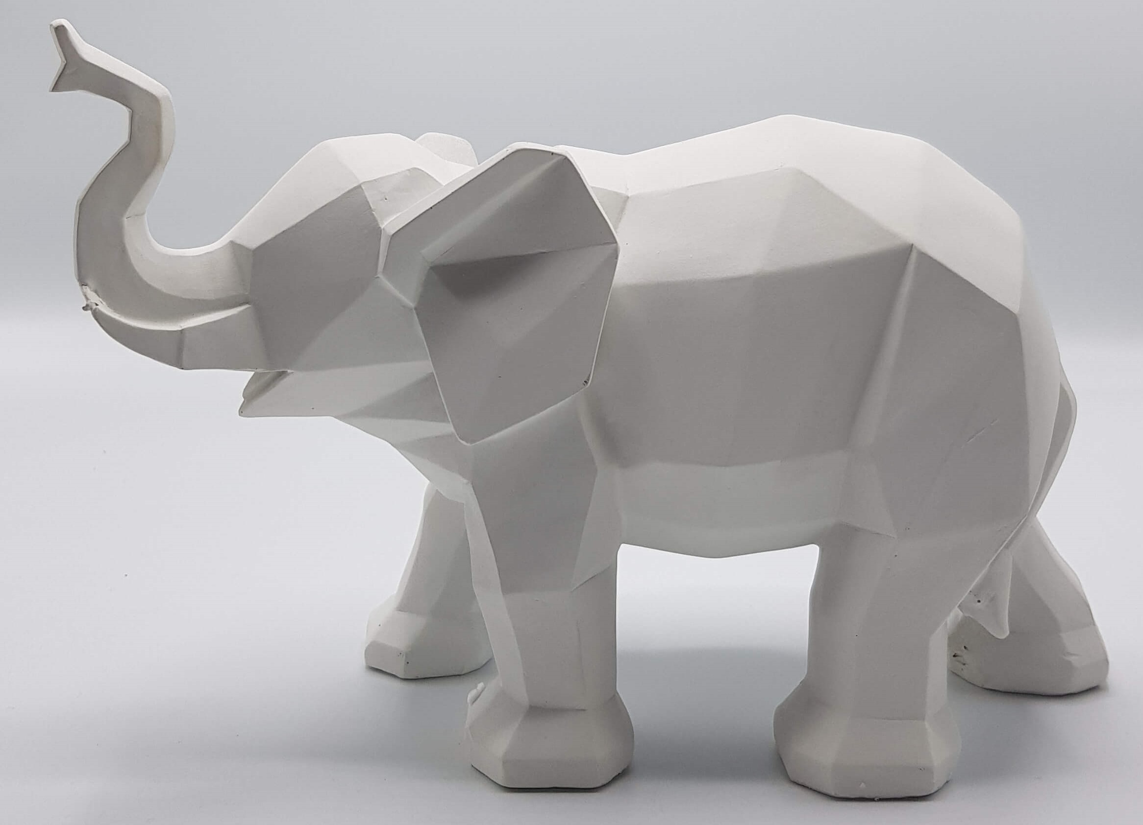 ELEPHANT WHITE RESIN