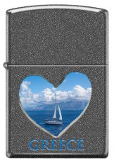 ZIPPO 211-071163 GREECE HEART OCEAN VIEW