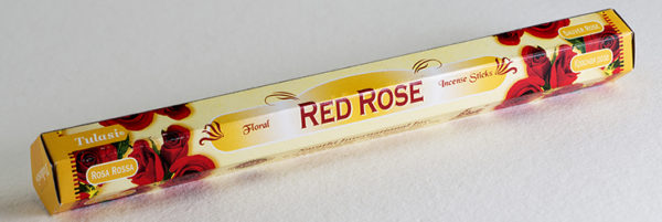 Tulasi Red Rose 20 incense sticks pack