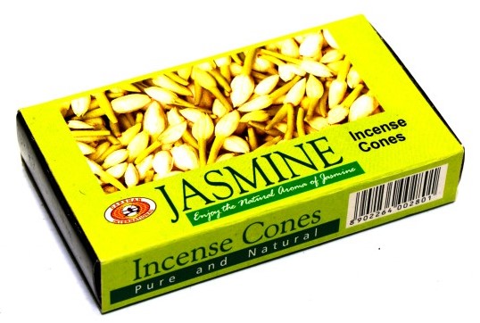 Darshan International Incense Cones JASMINE With Holder (10 PCS)