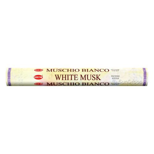 Hem White Musk 20 incense sticks pack