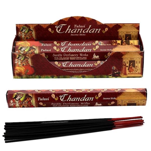 Tulasi Chandan 20 incense sticks pack