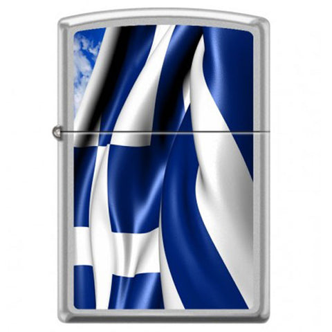 ZIPPO Greek flag